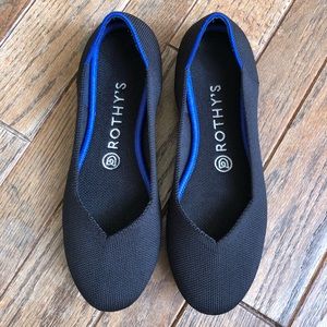 Rothy’s Flats | Black | Size 7.5 (Fits a 6.5) | Excellent Condition | Authentic